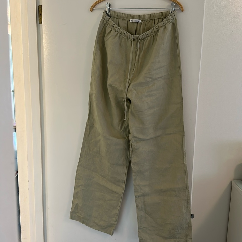 Reformation linen pants